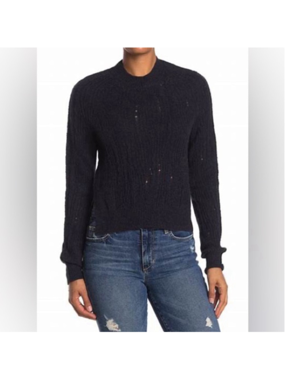 Zadig & Voltaire Lili C
Destroy Sweater 100 % cashmere multi tone luxury sz sm
